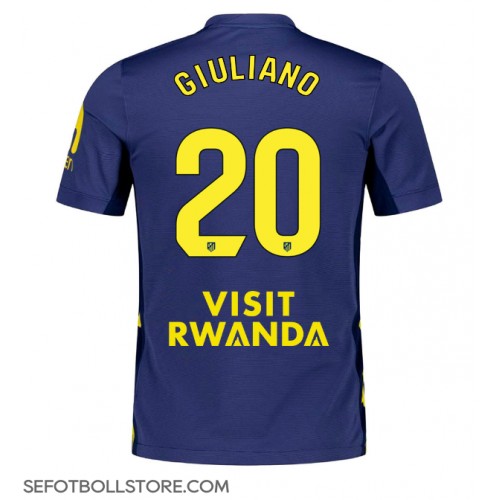 Atletico Madrid Giuliano Simeone #20 Replika Bortatröja 2025-26 Kortärmad Atletico Madrid Giuliano Simeone #20 Replika Bortatröja 2025-26 Kortärmad